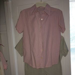 NWOT UO 🌸pink button down